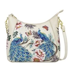 Hand-Painted Zip Top Hobo