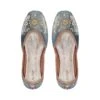 Handmade Embroidered Flats -The J Peterman Shop handmade embroidered flats blue gold 340506
