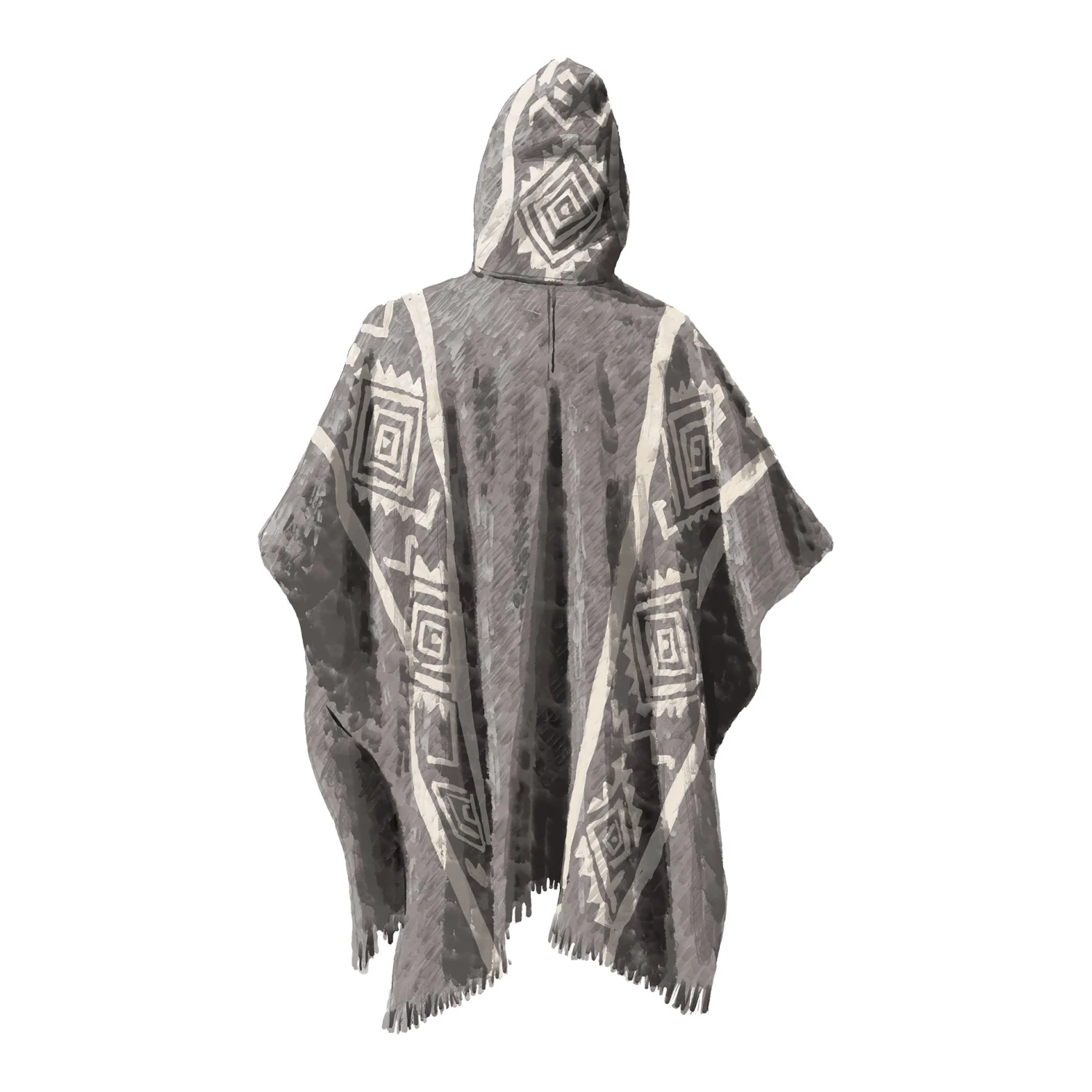Handwoven Ecuadorian Poncho 5 Handwoven Ecuadorian Poncho - Image 3