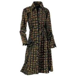 Horseshoe Print Shirtdress