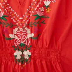 Ikarian Embroidered Caftan 21 Ikarian Embroidered Caftan -The J Peterman Shop ikarian embroidered caftan fiery red 297007