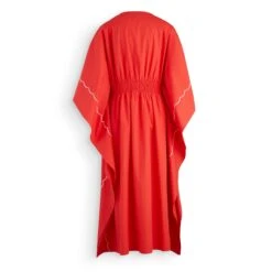 Ikarian Embroidered Caftan 20 Ikarian Embroidered Caftan -The J Peterman Shop ikarian embroidered caftan fiery red 618135