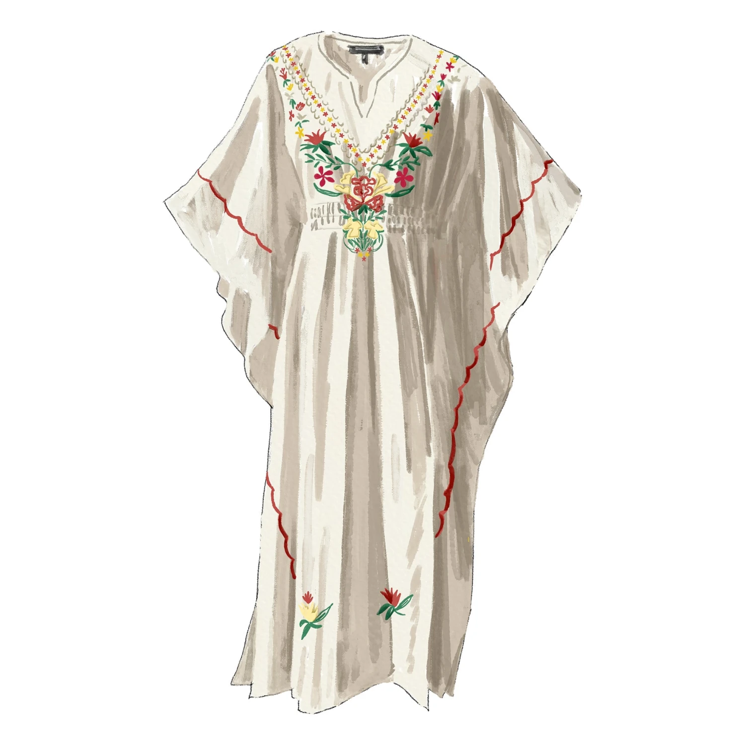 Ikarian Embroidered Caftan 3 Ikarian Embroidered Caftan