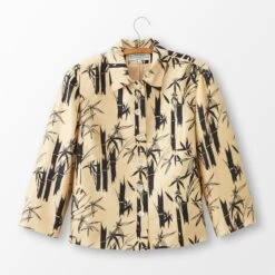 Lady Cavendish Silk Jacket -The J Peterman Shop lady cavendish silk jacket black khaki 250623