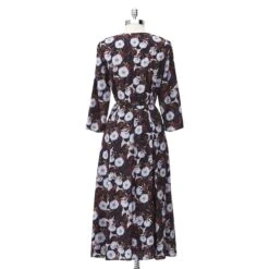 Lake Lucerne Wrap Dress -The J Peterman Shop lake lucerne wrap dress print 491096