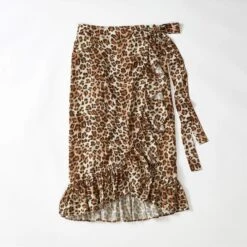 Leopard Wrap Maxi Skirt -The J Peterman Shop leopard wrap maxi skirt leopard print 671142