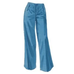 Lightweight Twill Wide Legs -The J Peterman Shop lightweight denim wide legs antique blue 126254