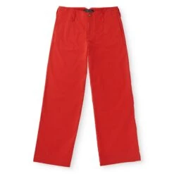 Lightweight Twill Wide Legs -The J Peterman Shop lightweight denim wide legs fiery red 895633