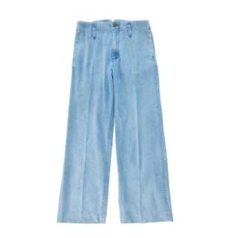 Lightweight Denim Wide Legs -The J Peterman Shop lightweight denim wide legs light indigo 287990
