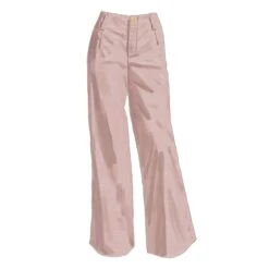 Lightweight Twill Wide Legs -The J Peterman Shop lightweight denim wide legs rose smoke 755528