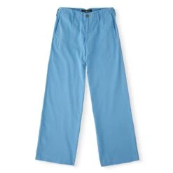 Lightweight Twill Wide Legs -The J Peterman Shop lightweight denim wide legs tobacco 681400