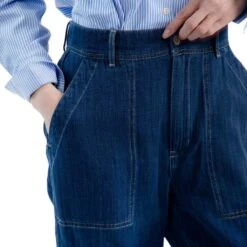 Linen Cotton Herringbone Trouser 13 Linen Cotton Herringbone Trouser -The J Peterman Shop linen cotton herringbone trouser dark indigo 795700