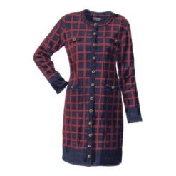 London Long Cardigan 8 London Long Cardigan -The J Peterman Shop london long cardigan navy burgundy 293506