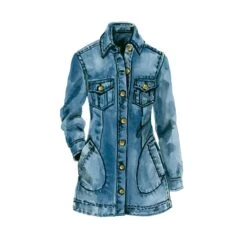 Long Denim Jacket