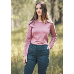 Long Sleeve Raglan Tee -The J Peterman Shop long sleeve raglan tee mauve 824592