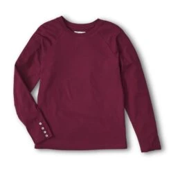 Long Sleeve Raglan Tee -The J Peterman Shop long sleeve raglan tee raspberry 279913