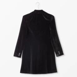 Long Velvet Blazer -The J Peterman Shop long velvet blazer black 304902