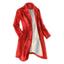 Long Velvet Blazer -The J Peterman Shop long velvet blazer scarlet 115313