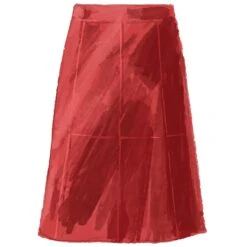 Margot's Suede Skirt