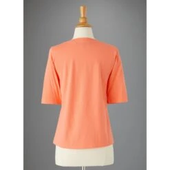 Charleston Scoop Neck Tee 11 Charleston Scoop Neck Tee -The J Peterman Shop may in charleston scoop neck tee coral 118434