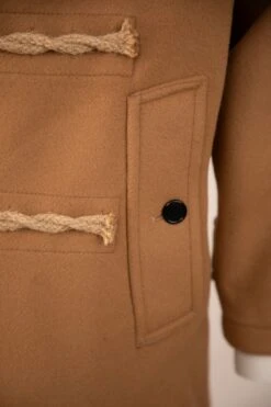 Men's British Wool Duffle Coat -The J Peterman Shop mens british wool duffle coat camel 316070