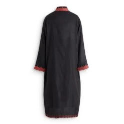 Moroccan Coat -The J Peterman Shop moroccan coat black red 482895