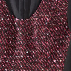 Most Flattering Tweed Dress -The J Peterman Shop most flattering tweed dress red black 492767