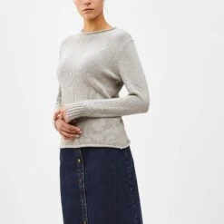 Nantucket Sweater -The J Peterman Shop nantucket sweater grey 297900