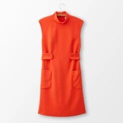 Nora Shift Dress -The J Peterman Shop nora shift dress orange 354444