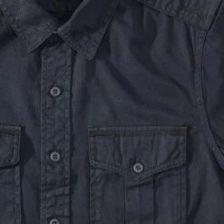 Short Sleeve Officer & Gentleman Field Shirt -The J Peterman Shop officer and gentleman field shirt black 389735