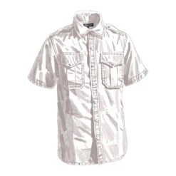 Short Sleeve Officer & Gentleman Field Shirt -The J Peterman Shop officer and gentleman field shirt white 348817