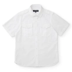 Short Sleeve Officer & Gentleman Field Shirt -The J Peterman Shop officer and gentleman field shirt white 498747
