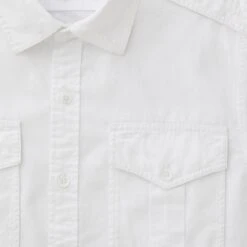 Short Sleeve Officer & Gentleman Field Shirt -The J Peterman Shop officer and gentleman field shirt white 682226