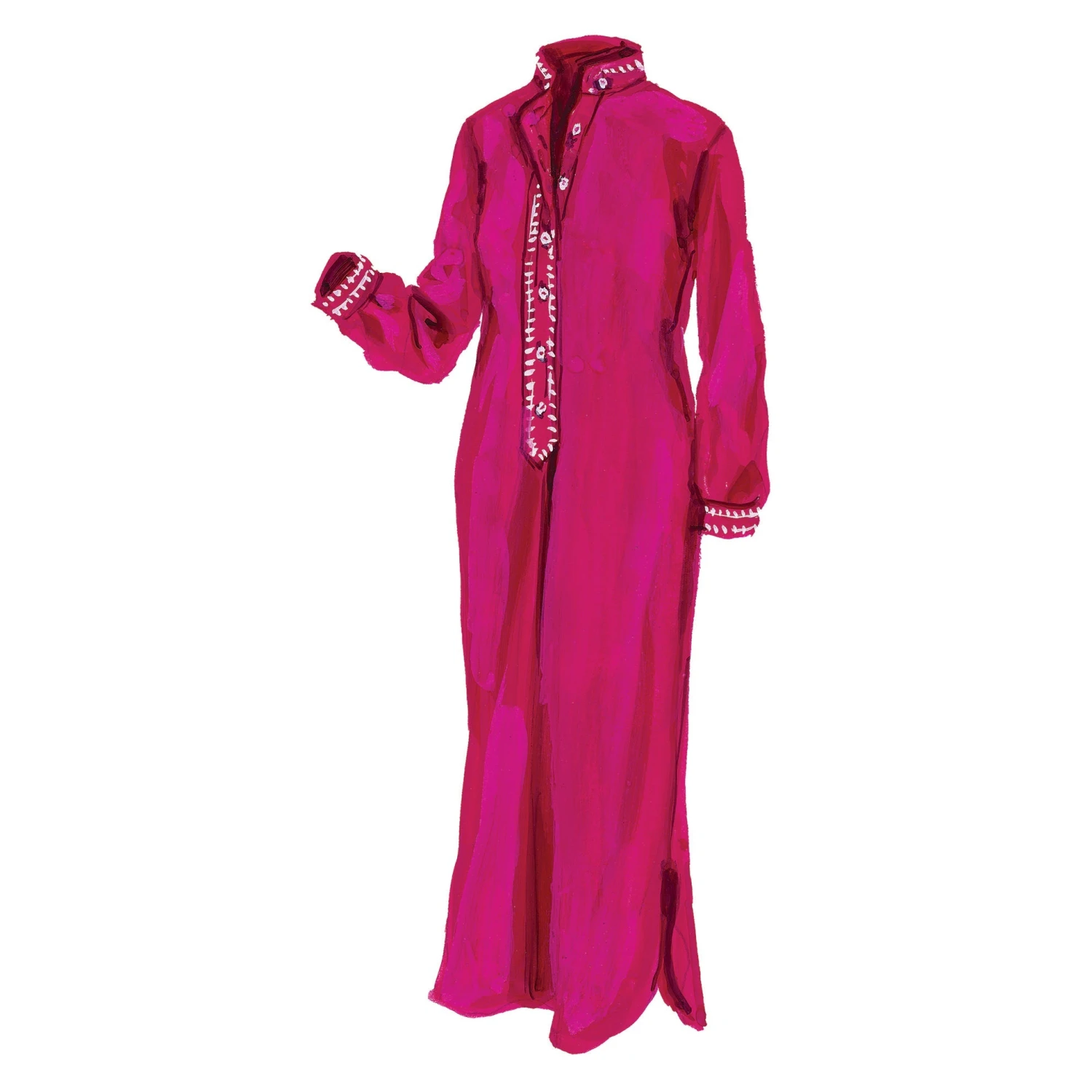 Opulent Wool Caftan 3 Opulent Wool Caftan