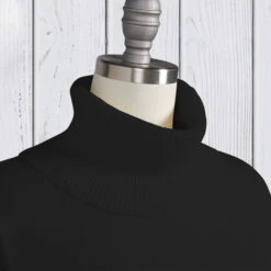 Oversized English Turtleneck -The J Peterman Shop oversized english turtleneck black 195507
