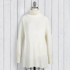 Oversized English Turtleneck -The J Peterman Shop oversized english turtleneck cream 739201
