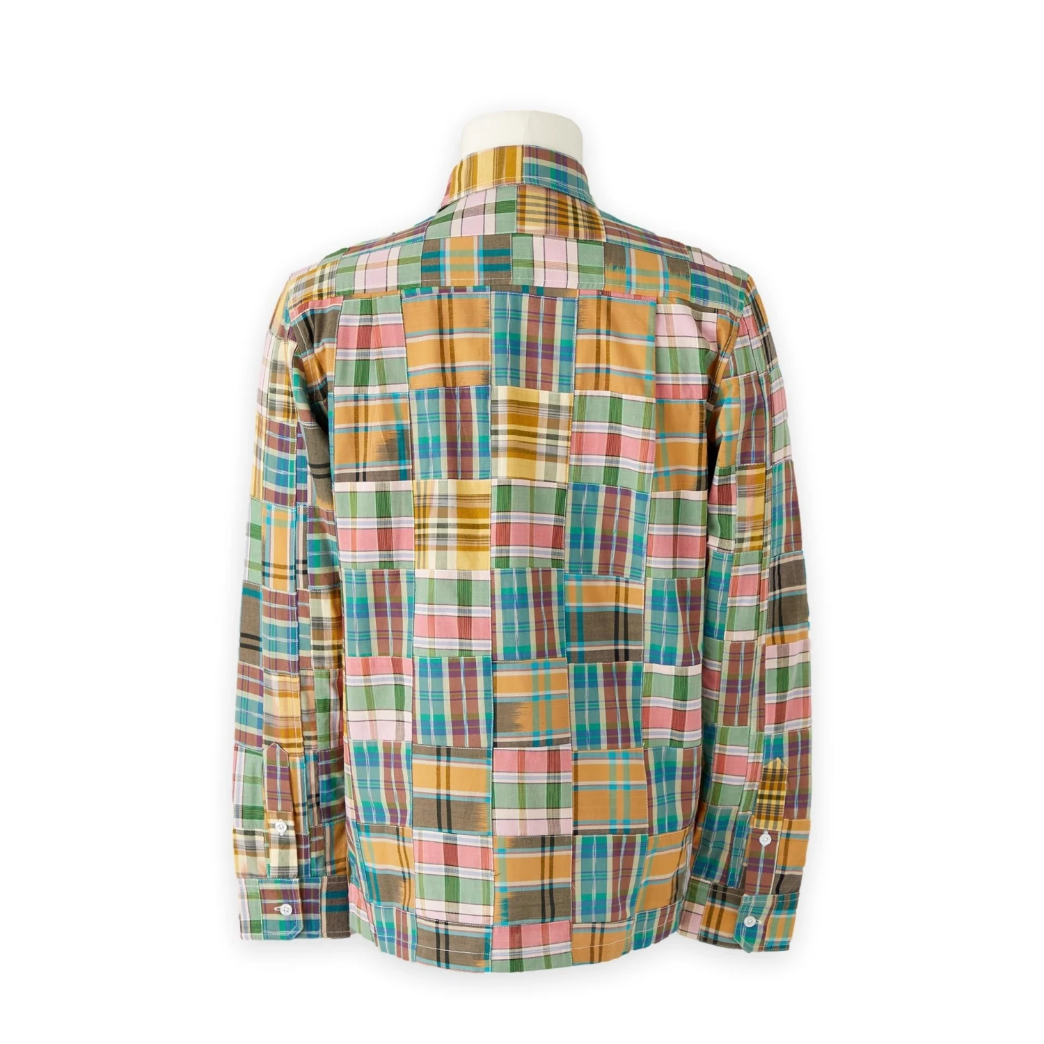 Patchwork Madras Shirt 6 Patchwork Madras Shirt - Image 4
