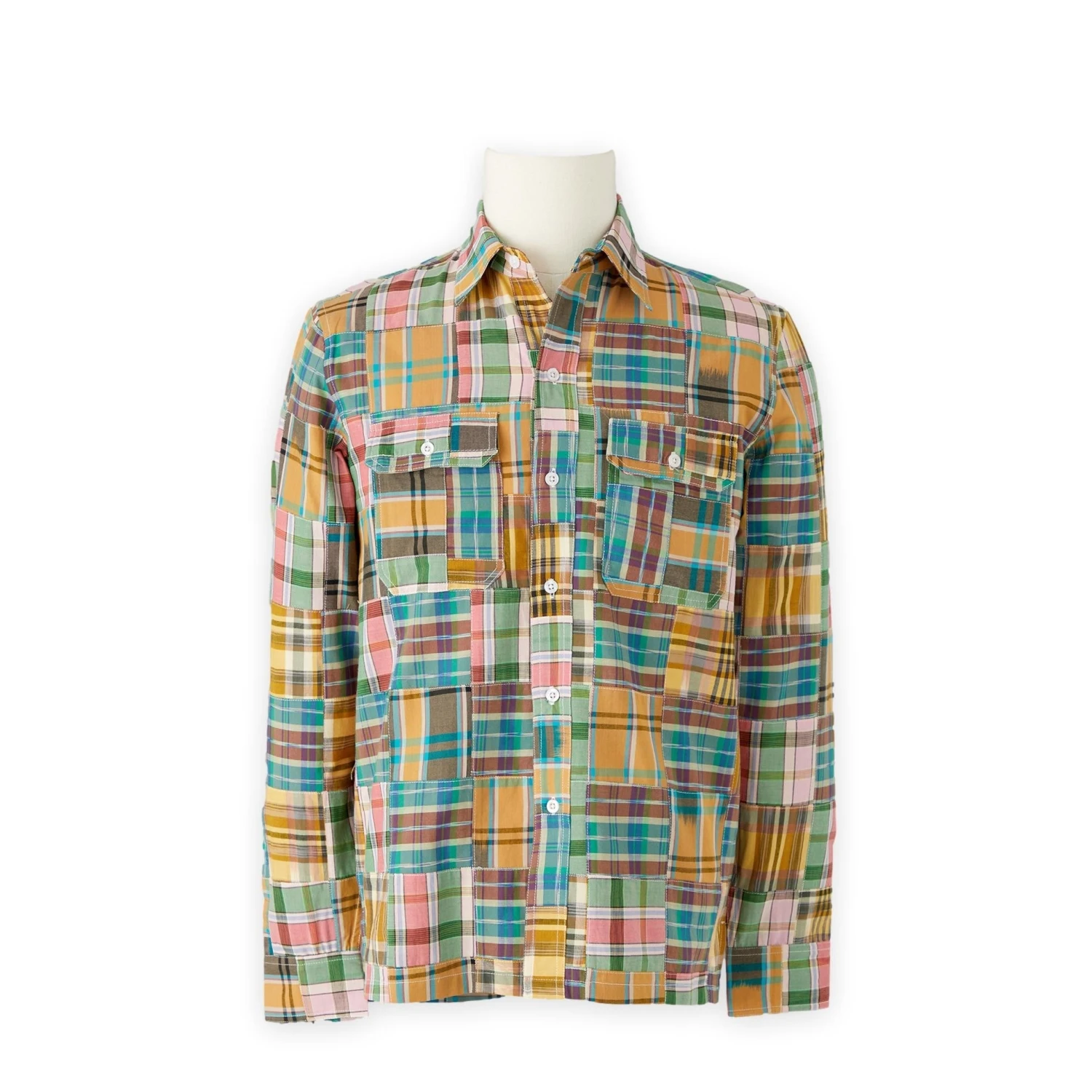 Patchwork Madras Shirt 5 Patchwork Madras Shirt - Image 3