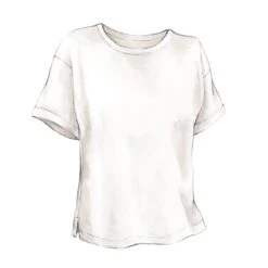 Pima Knit Relaxed Crew 16 Pima Knit Relaxed Crew -The J Peterman Shop pima knit relaxed crew white 459034