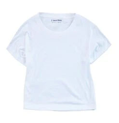 Pima Knit Relaxed Crew 17 Pima Knit Relaxed Crew -The J Peterman Shop pima knit relaxed crew white 496373