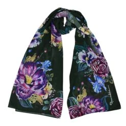 Printed Chiffon Scarf -The J Peterman Shop printed chiffon scarf vintage floral 127871