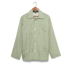 Printed PJ Jacket -The J Peterman Shop printed pj jacket green 473415