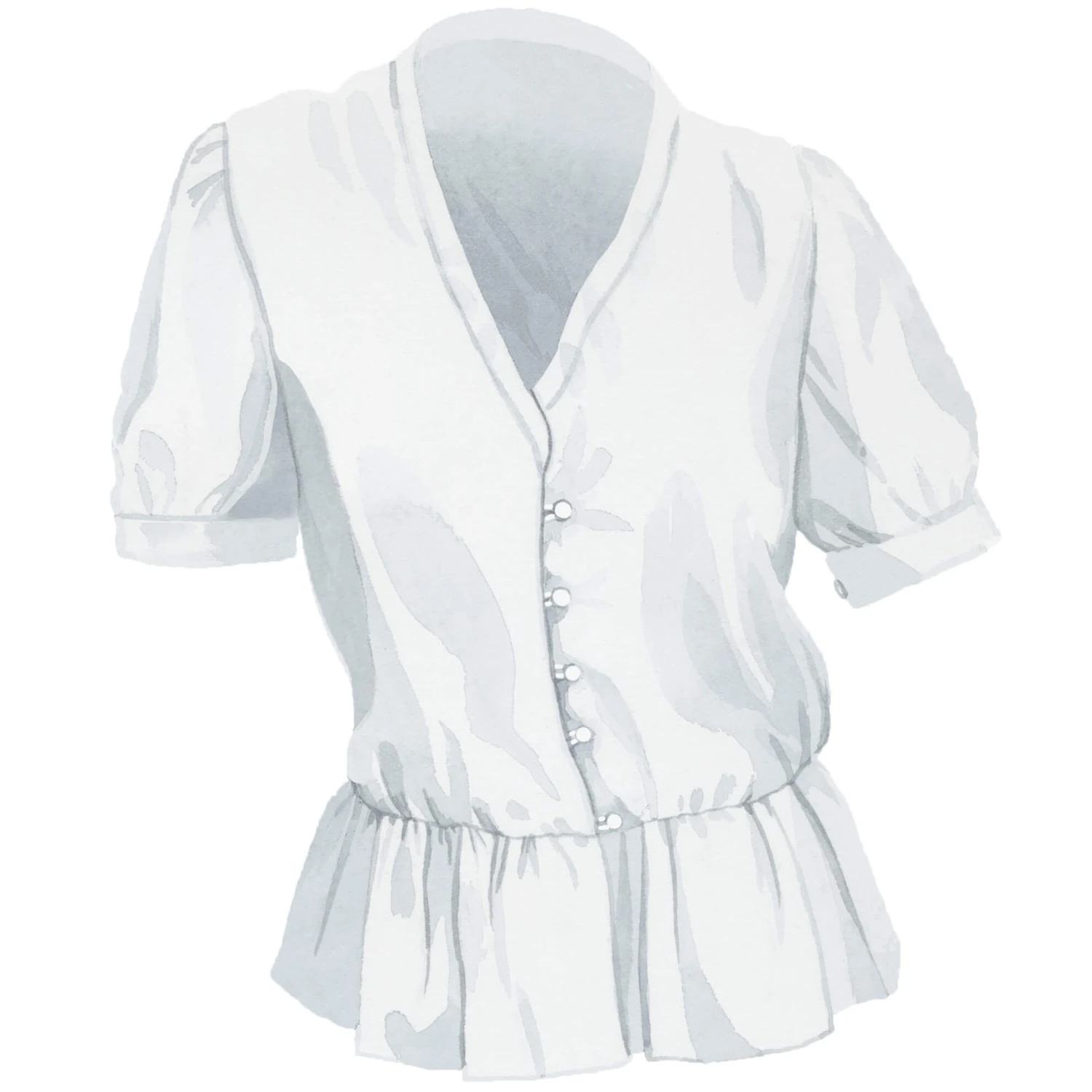 Puff Sleeve Blouse 4 Puff Sleeve Blouse - Image 2