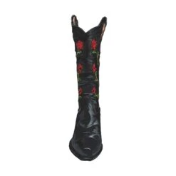 Red Rose Western Boots -The J Peterman Shop red rose western boots black 806016