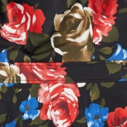 Retro Floral Dress -The J Peterman Shop retro floral dress black floral 224357