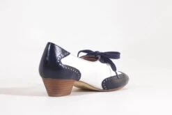 Retro Oxford Shoes -The J Peterman Shop retro oxford shoes navy white 954791