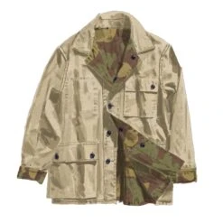 The J Peterman Shop -The J Peterman Shop reversible tropics jacket camo stone 273159
