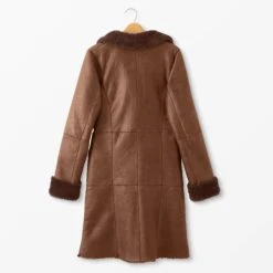 Roaring Fork Shearling Coat -The J Peterman Shop roaring fork shearling coat tobacco 256541