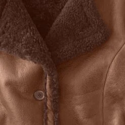 Roaring Fork Shearling Coat -The J Peterman Shop roaring fork shearling coat tobacco 626378