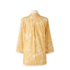 Saffron Paisley Print Tunic -The J Peterman Shop saffron paisley print tunic yellow paisley 184570